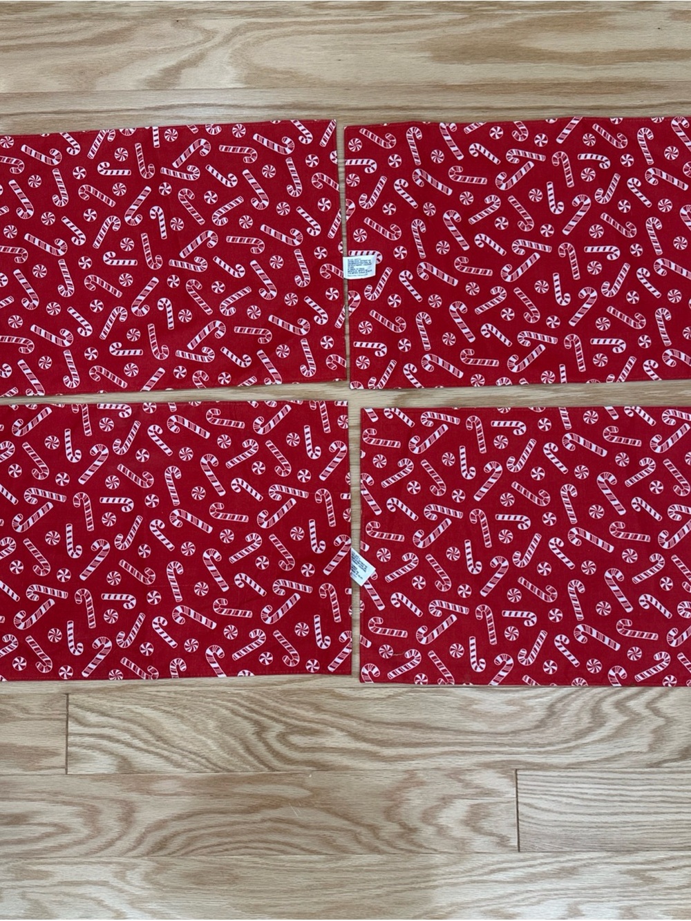 Kids Red Candy Cane Print Bottoms